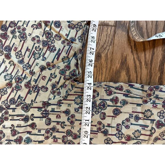 Michael Thomas Egyptian Nile Golf Polo Men's Sz L Brown Multicolor Made in USA - Picture 4 of 6